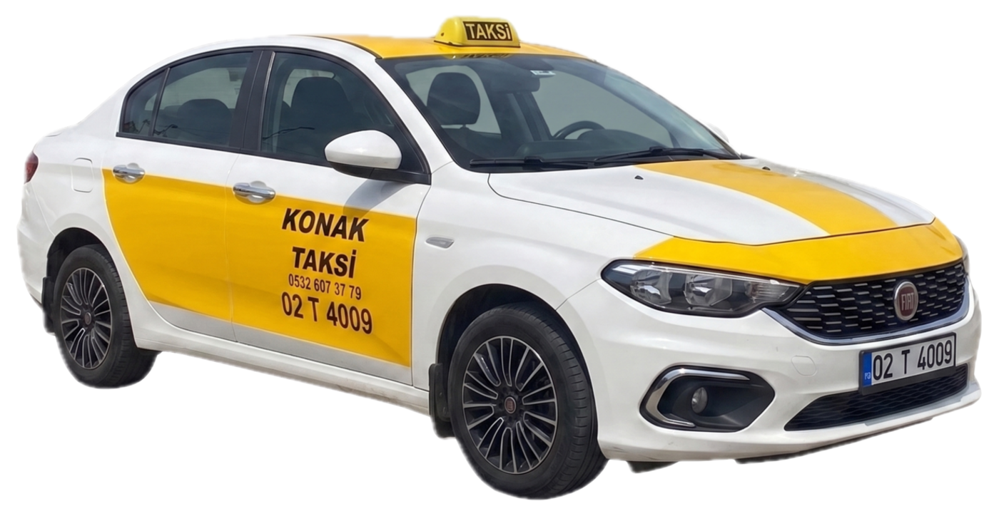 Kahta Taksi aracı — 7/24 taksi hizmeti